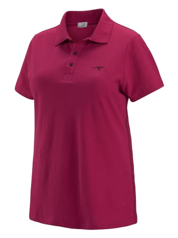 Kangaroos Poloshirt in fuchsia