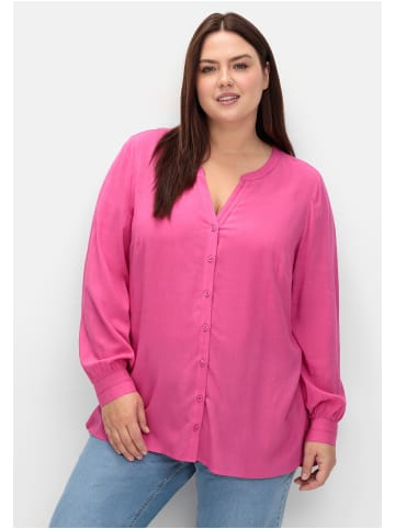 sheego Longbluse in fuchsia