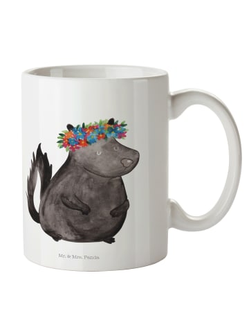 Mr. & Mrs. Panda Tasse Stinktier  ohne Spruch in Weiß