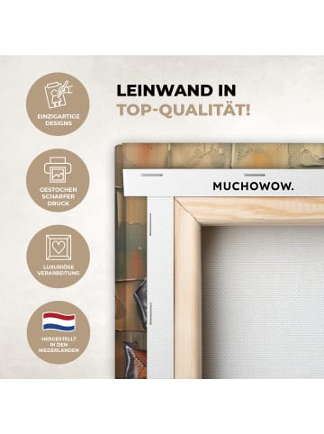 MuchoWow Leinwand bilder Herbstblätter (BxH)