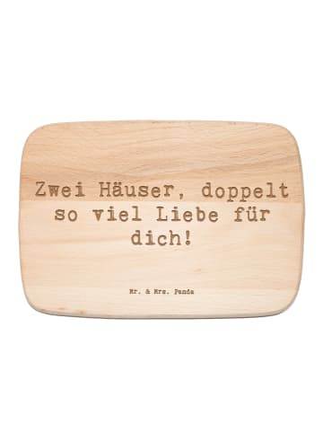 Mr. & Mrs. Panda Schneidbrett Spruch Trennung von den Eltern mit... in Transparent