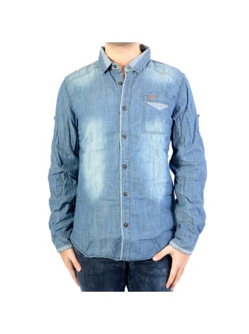 Deeluxe Hemd Metal S17433 Blue Blau