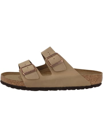 Birkenstock Sandale Arizona Geöltes Nubukleder Weichbettung normal in braun