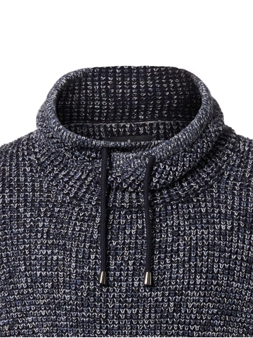Ragman Pullover in indigo - 0007