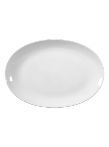 Seltmann Weiden Servierplatte Rondo/Liane 38,4 x 26,3 cm weiß in weiß
