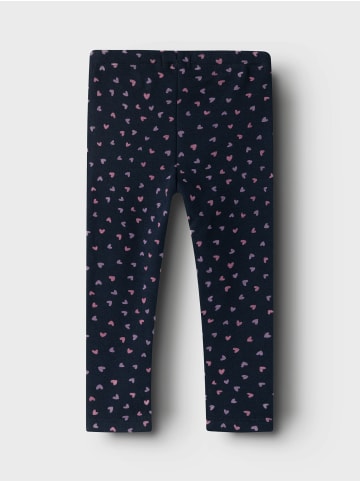 name it Thermo-Leggings in dark sapphire HEART AOP