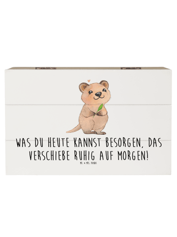 Mr. & Mrs. Panda Geschenkbox Quokka Happy mit Spruch in Weiß