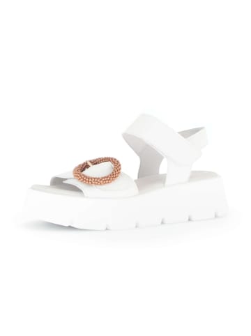Gabor Fashion Plateau Sandalen in weiß