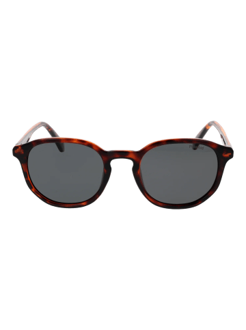Polaroid Unisex Sonnenbrille Rund Braun