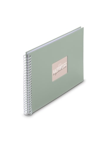 Hama "Fine Art", 36x32 cm, 50 weiße Seiten, Salbei in Standard