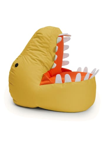 Lumaland Kindersitzsack Animal Line Dino 270l senfgelb gelb