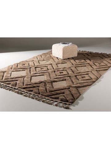 ebuy24 Teppich Dahlia Dunkelbraun 160 x 230 cm