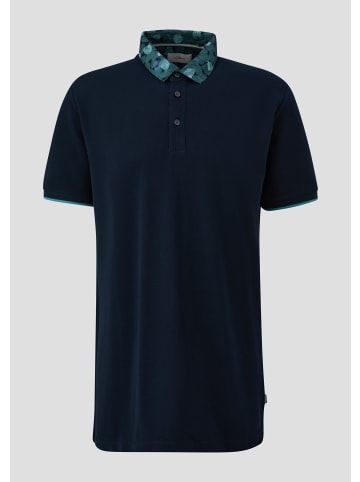 s.Oliver Polo-Shirt kurzarm in Blau