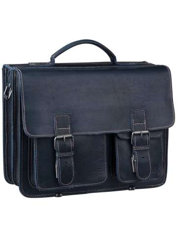Greenburry Aktentasche Buffalo 1128 Mappe XXL in Dark Navy