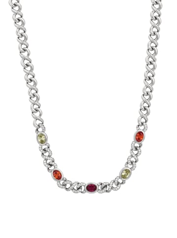 faina Women Necklace in Silver Multicolor