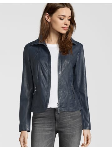 7eleven Lederjacke GRACE in navy