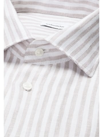 Seidensticker Leinenhemd Shaped in Beige