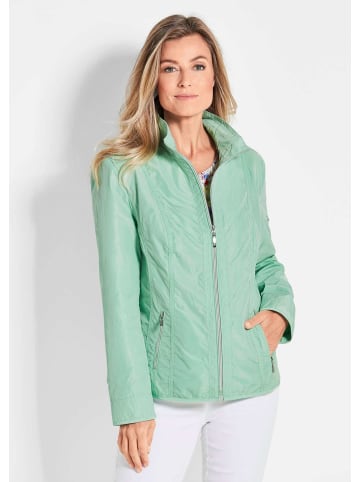 GOLDNER Kurzgröße:  Jacke Sportive Übergangsjacke mit Stehkragen in mint