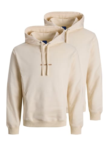Jack & Jones Sweatshirt / Hoodie Norrebro in Antique white