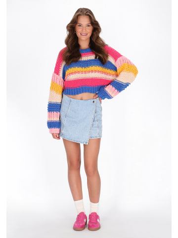 myMo Sweater in pink multicolor