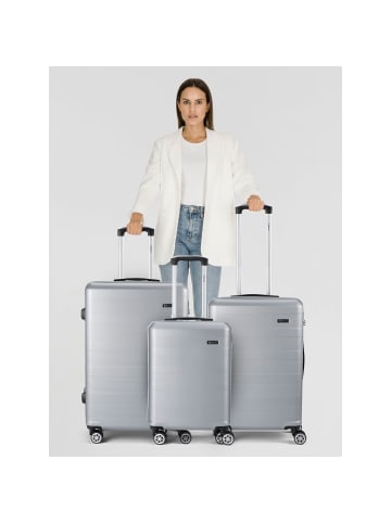 benzi 5330 4 Rollen Kofferset 3-teilig in silber