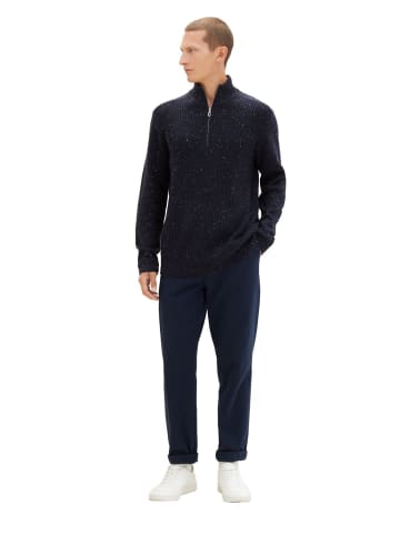 Tom Tailor Pullover NEPS STRUCTURED in Blau