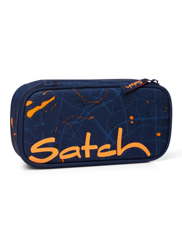 Satch Schlampermäppchen 22 cm in dark blue orange