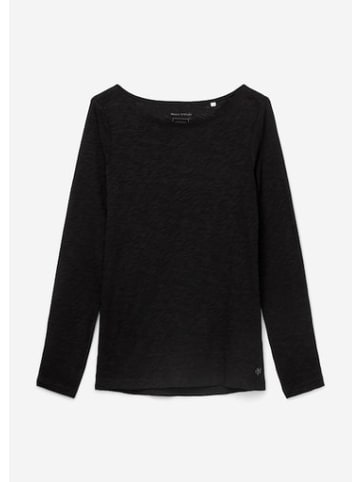 Marc O'Polo Longsleeve regular in Schwarz