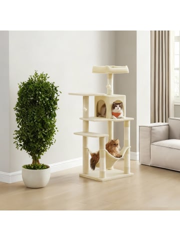 Feandrea Katzenbaum Clawfy in Beige - (B)45 x (H)137.7 x (T)55 cm