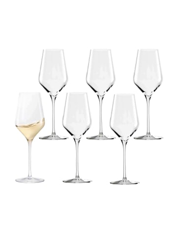 Stölzle 6er Set Weißweingläser Quatrophil 405 ml transparent in transparent