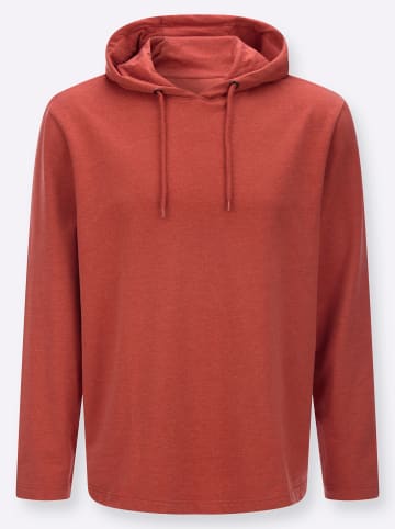 Sieh an! Sweatshirt in rostrot-meliert