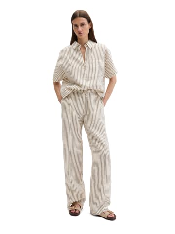 Marc O'Polo Leinenbluse regular in Medium Brown