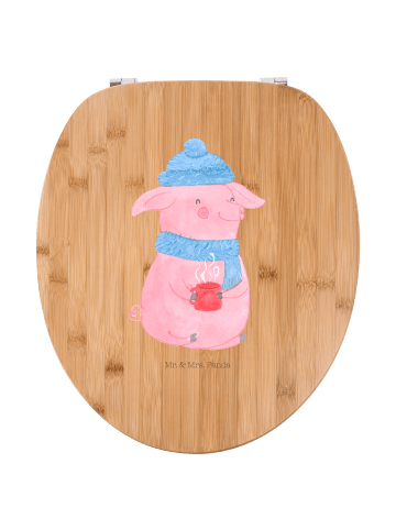 Mr. & Mrs. Panda Klobrille Schwein Glühwein ohne Spruch in Braun