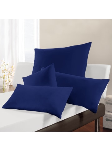 Erwin Müller Interlock-Jersey Kissenbezug in dunkelblau