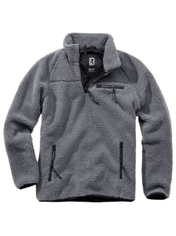 Brandit Zip-Kapuzenpullover in anthracite