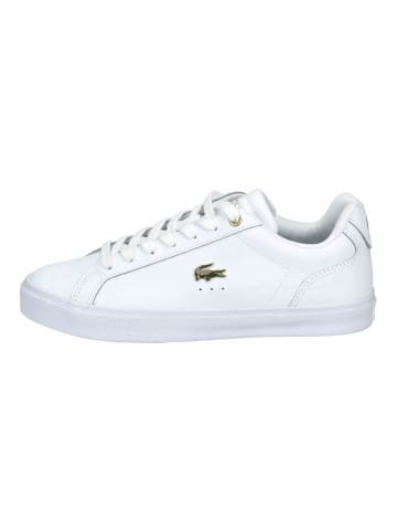 Lacoste Sneaker in Weiß/Gold