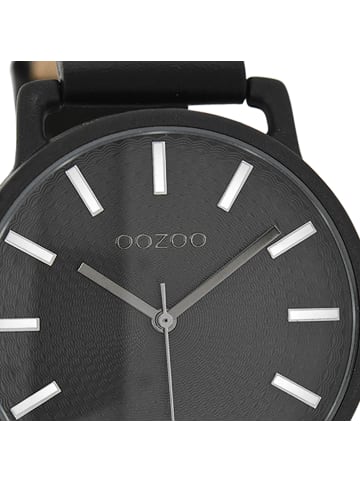 Oozoo Analog-Armbanduhr Oozoo Timepieces schwarz groß (ca. 40mm)