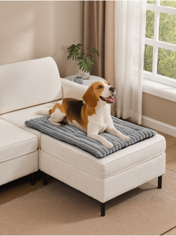 Feandrea Tierdecke Baddi in Grau - (B)90 x (H)1 x (T)65 cm