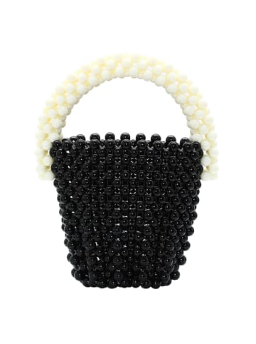 myMo Handbag in Schwarz Wollweiss