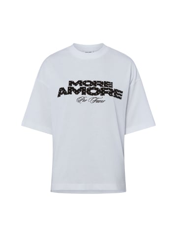 Noisy may Shirt NMCali in weiß schwarz