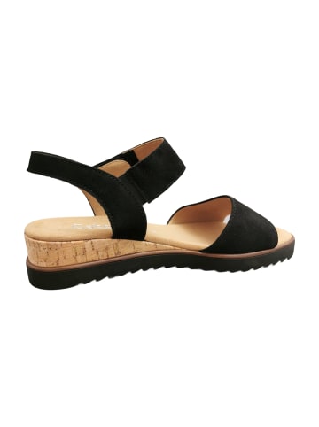 Gabor Comfort Keilsandaletten in Schwarz
