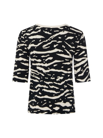 MARC CAIN SPORTS  T-Shirt in schwarz weiß