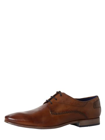 Bugatti Schnürschuhe in cognac - 0001