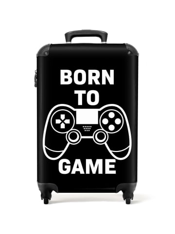 NoBoringSuitCases Suitcase, Handgepäck, Koffer, Reisekoffer Geboren zum Spielen