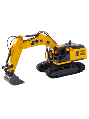 Wisam® Ferngesteuerter RC-Raupenbagger mit 6-Kanal-Sounds 27MHz