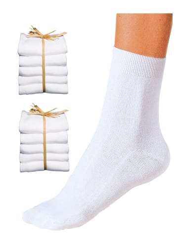 GO IN Basicsocken in 10x weiß