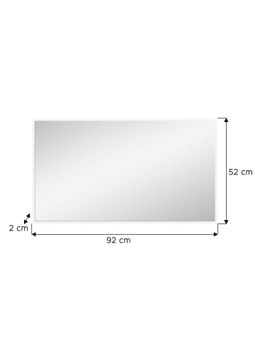 xonox.home Spiegel  (B/H/T: 92x52x2 cm) in Spiegelglas