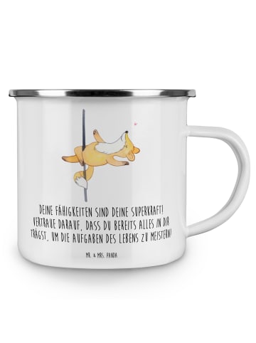 Mr. & Mrs. Panda Pott Vertrauen in Fähigkeiten mit Spruch in Weiß