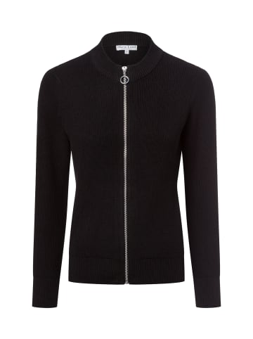 Marie Lund Strickjacke in schwarz - 0003