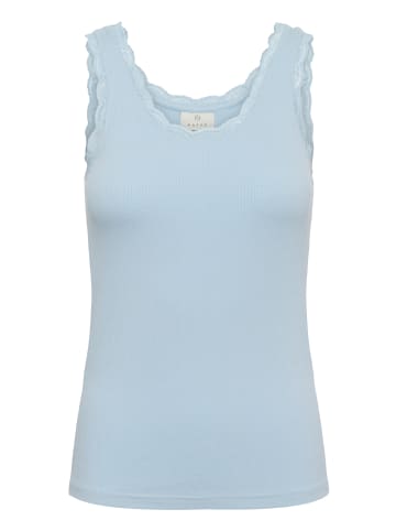 Kaffe Jersey-Top ärmellos KAOMI Slim fit in Blue Fog